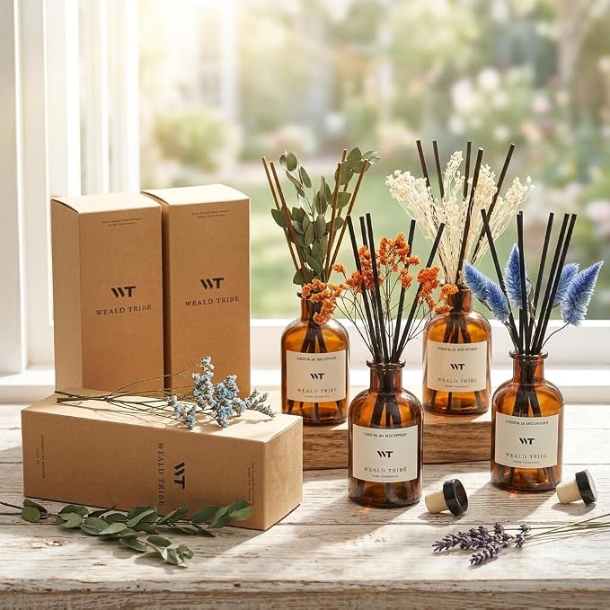 Eucalyptus & Mint Scent Reed Diffuser Set - Image 4