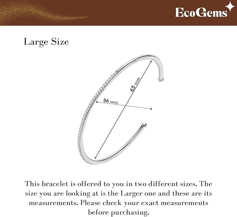 EcoGems Lab Grown Gemstone & Moissanite Bracelets – 14K White or Yellow Gold Plated Sterling Silver – Featuring Lab Grown Diamonds, Emeralds, Paraiba, Sapphire & Pearls – Sustainable Luxury Gift with Gift Box