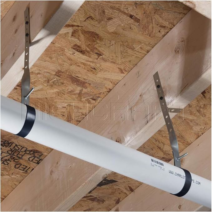 Highcraft IEX-Q03 DWV Pipe Hanger Galvanized Steel, 3 in - Image 7