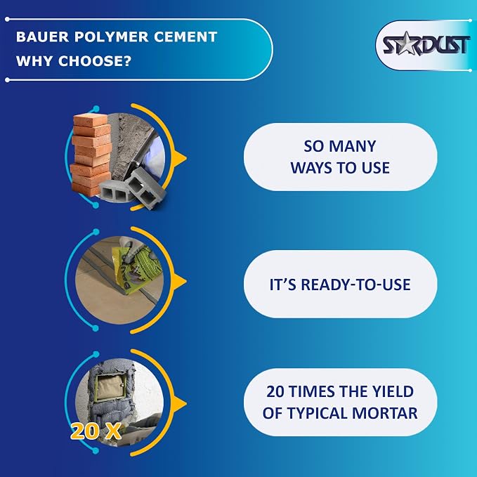 Bauer Instant Polymer Cement 4-Pack - Image 4