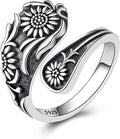 Spoon Ring for Women - Sterling Silver Thumb Vintage Antique Spoon Ring Boho Victorian Jewelry