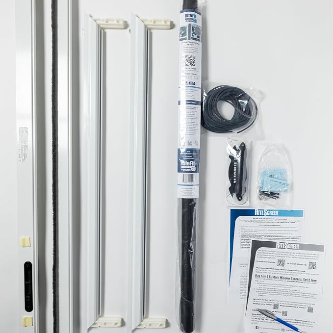 Custom Size Sliding Patio Screen Door Kit – Made to Order Aluminum Frame - Image 6