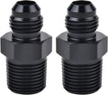 EVIL ENERGY 6AN Male Flare to 3/8" NPT Pipe Fitting Adapter Aluminum Straight by EVILENERGY
