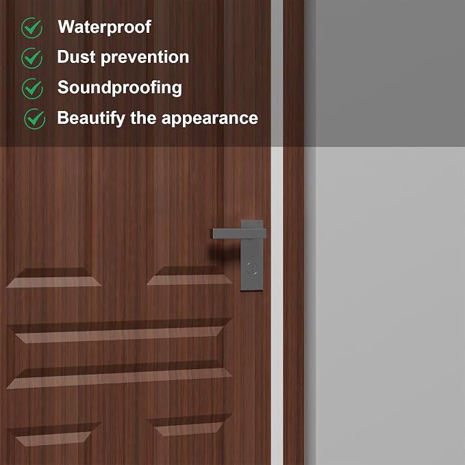 Weather Stripping Door Seal, 20 Ft Shower Door Seal, 1 in | Flexible door sweep - Image 6
