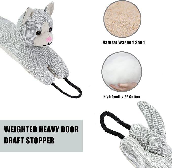 Under Door Draft Stopper Decorative Wind Stopper 42 inch - Image 4