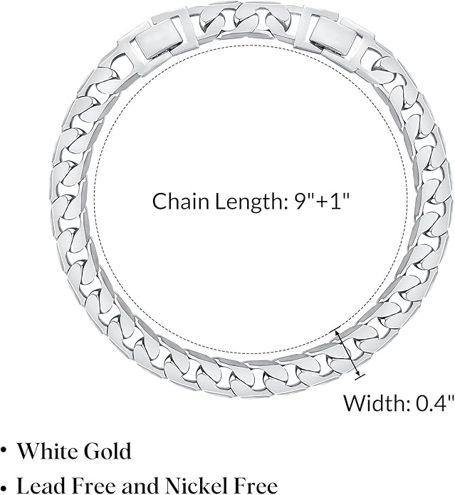 KissYan Gold Ankle Bracelets for Women, 14K Gold Anklets Chunky Cuban Link Chain Summer Beach Foot Jewelry Gifts for Women