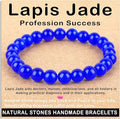 AD Beads Handmade Gemstone Stretch Elastic Bracelet Crystal Healing Reiki Nature's Beauty and Spiritual Essence Unisex