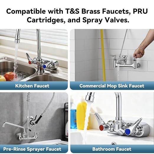 B-6RK Repair Kit for T&S Brass Faucet Cartridges & Spray Valves - Image 6