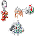 MITSOKU 925 Sterling Silver Charms for Bracelets Necklaces Animal prototype Pendant Safety Chain Dangle Pendants Beads Christmas Day Charms Jewelry Gift for Women