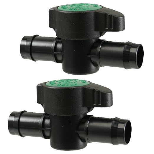 2-Pack In-Line Barbed Ball Valve - Image 2