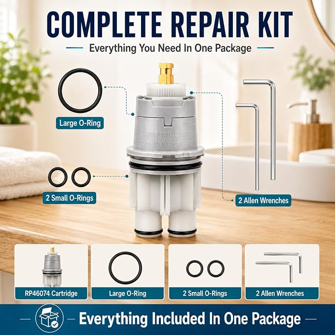 RP46074 Shower Cartridge for Delta Monitor 13/14 Tub/Shower Faucet | Post-2006 - Image 8