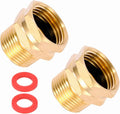 Garden Hose Adapter, 3/4" GHT Female x 3/4" NPT Male Connector | GHT to NPT by Sanpaint