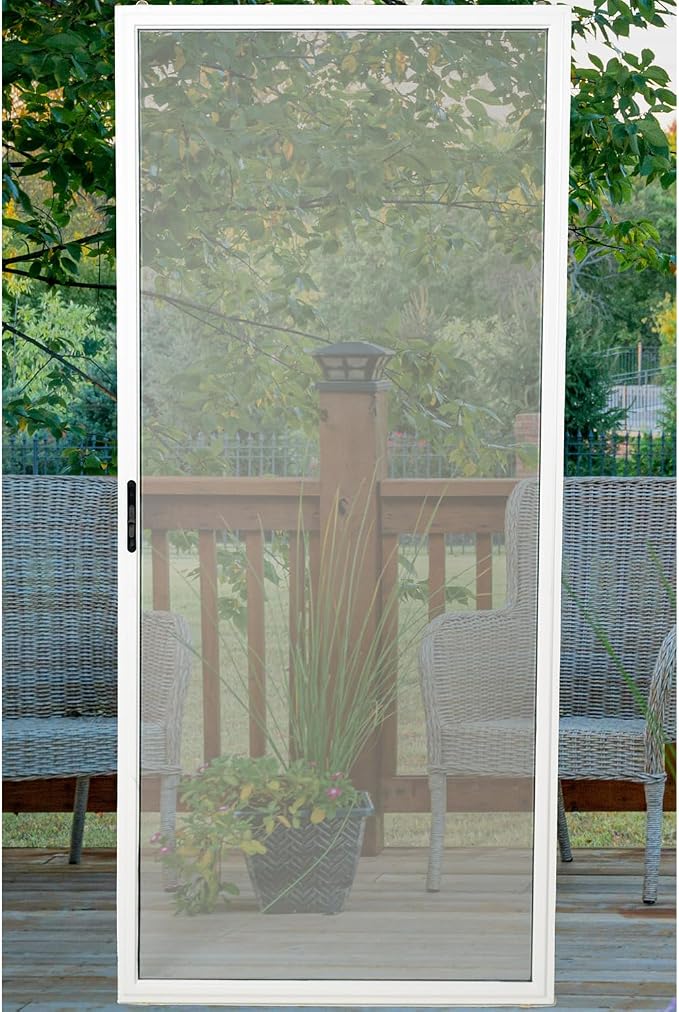 Custom Size Sliding Patio Screen Door Kit – Made to Order Aluminum Frame - Image 3