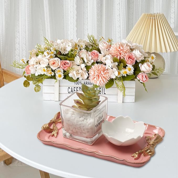 Warmtree Bow Jewelry Tray, Coquette Trinket Dish, Vanity Decor | Decorative Tray - Image 7