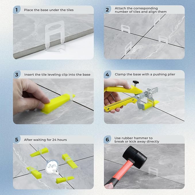 Eunice 1/8 Inch Tile Leveling System - Image 5