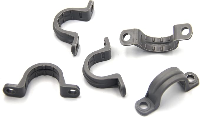 ISPINNER 12pcs 3/4 Inch PVC Pipe Straps, 2 Holes Plastic Conduit Strap - Image 3