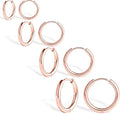Small Gold Huggie Hoop Earrings Set for Women Men Hypoallergenic 14K Plated Stack Cartilage Earrings, Multiple Piercing Lightweight Mini Thin Cute Dainty Trendy Jewelry Set Christmas Gifts for Women