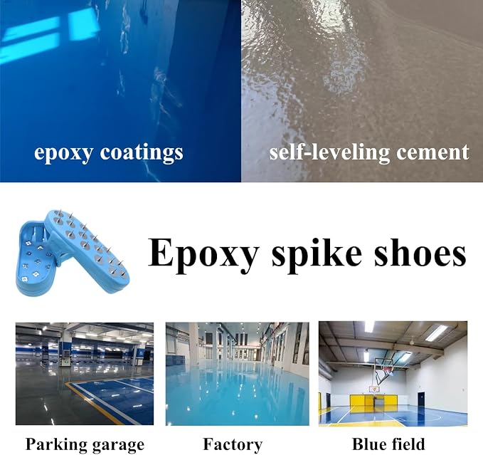 Epoxy Spiked Shoes for Epoxy Floor Coatings, Slip-On Anti-Slip Footwear Safe - Image 4