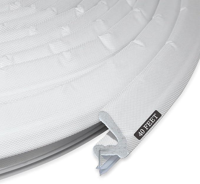 LSGCQ Kerf Weather Stripping for Door Seal Strip, 40 Ft, Front Door Seal Strip by LSGCQ