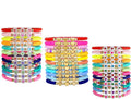 Friendship Bracelets Boho Stackable Bracelets for Women Beach Jewelry Surfer Heishi Clay Bead Bracelets