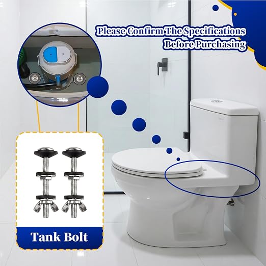 Universal Toilet Tank Bolts & Rubber Gaskets - Image 6