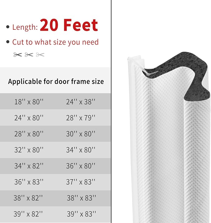 20 Feet Kerf Door Weather Stripping Door Seal - Image 6