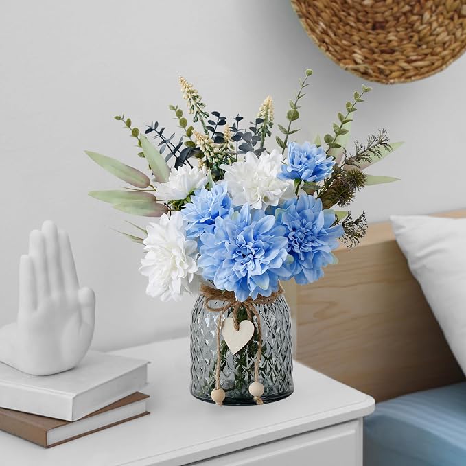 Fake Flowers in Vase, Faux Flowers in Vase, Table Centerpieces - Image 9