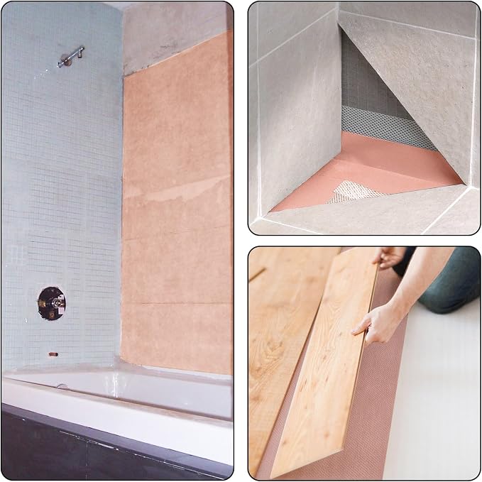 Waterproofing Membrane Band for Shower, Waterproof Membrane Tape-3.8Ftx29Ft | - Image 7