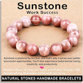 AD Beads Handmade Gemstone Stretch Elastic Bracelet Crystal Healing Reiki Nature's Beauty and Spiritual Essence Unisex