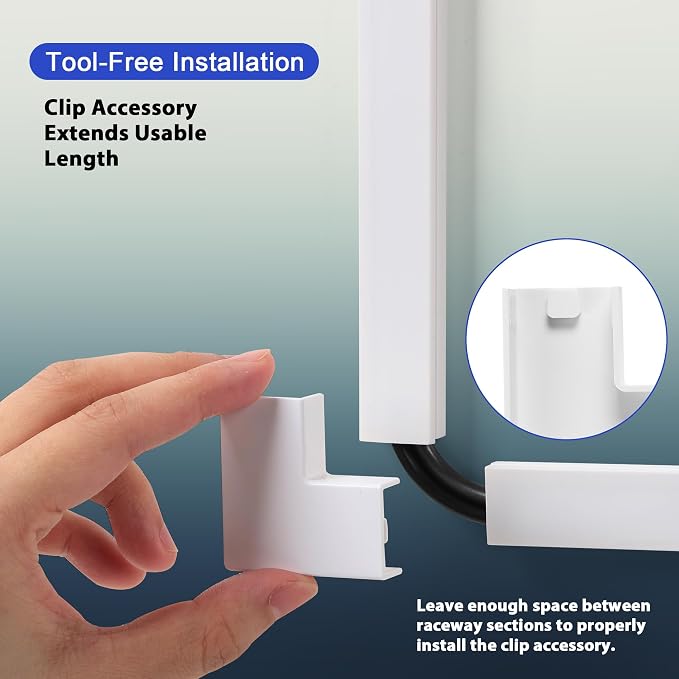 132in Cord Hider Kit, Self-Adhesive Cord Cover - Image 4