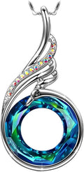 Kate Lynn "Rise From the Ashes Phoenix Necklace Made with Crystals from Austria, 18"+2" Necklace, Packaged with Jewelry Box, Birthday Gift for Women, Symbol of Luck and Renewal