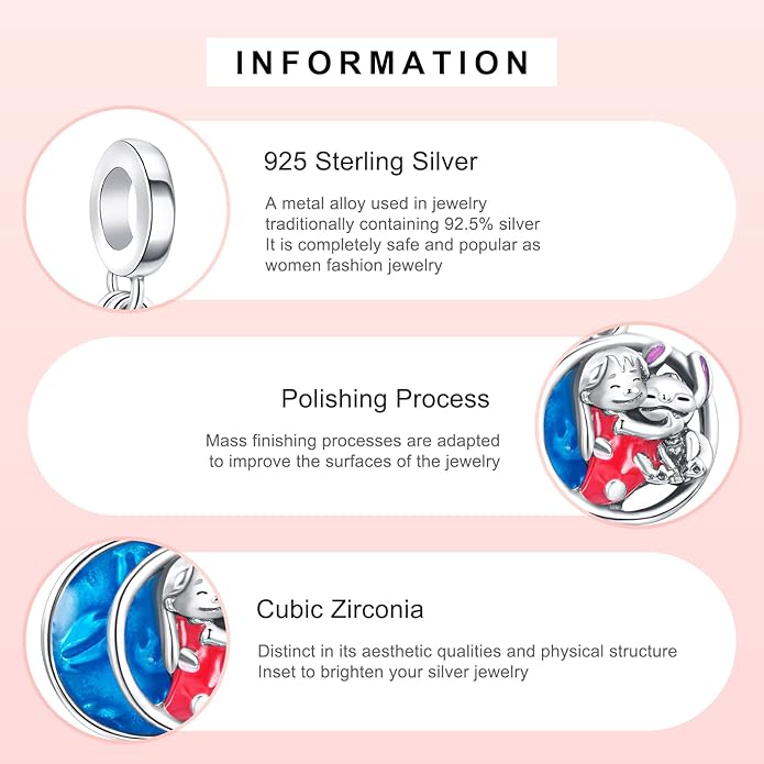 MITSOKU 925 Sterling Silver Charms for Bracelets Necklaces Animal prototype Pendant Safety Chain Dangle Pendants Beads Christmas Day Charms Jewelry Gift for Women