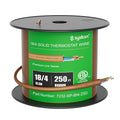 Syston 18/4 Thermostat Doorbell HVAC Heating Control Cable Wire, 100% Solid by SystonCableTechnology