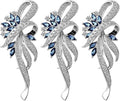 Created Crystal Brooch Fancy Vintage Style Flower Brooch Pin for Women, girls, ladies with Blue/Purple Created Crystal | Vintage Fashion | Brooches and Pins for Women | Ladies Jewelry