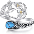Animal Spoon Ring 925 Sterling Silver Adjustable Animal Spoon Ring Jewelry Gifts for Women Men