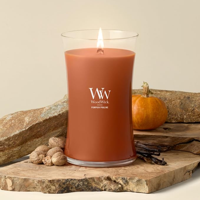 WoodWick Pumpkin Praline Holiday Candle Gifts - Image 2