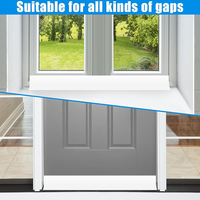 Draft Seal Tape for Doors and Windows 1 in x 10 Ft Silicone Weather Stripping - Image 6