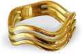 Elegant 18K Gold Plated Stainless Steel Ring – Fine Metal-Plated Jewelry with Durable, Scratch-Resistant Design for Daily Wear & Special Occasions