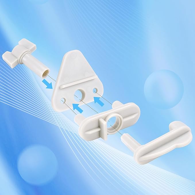 Pontoon Boat Gate Latch Replacement Kit, 2 Pack Heavy Duty Marine Boat Door - Image 3