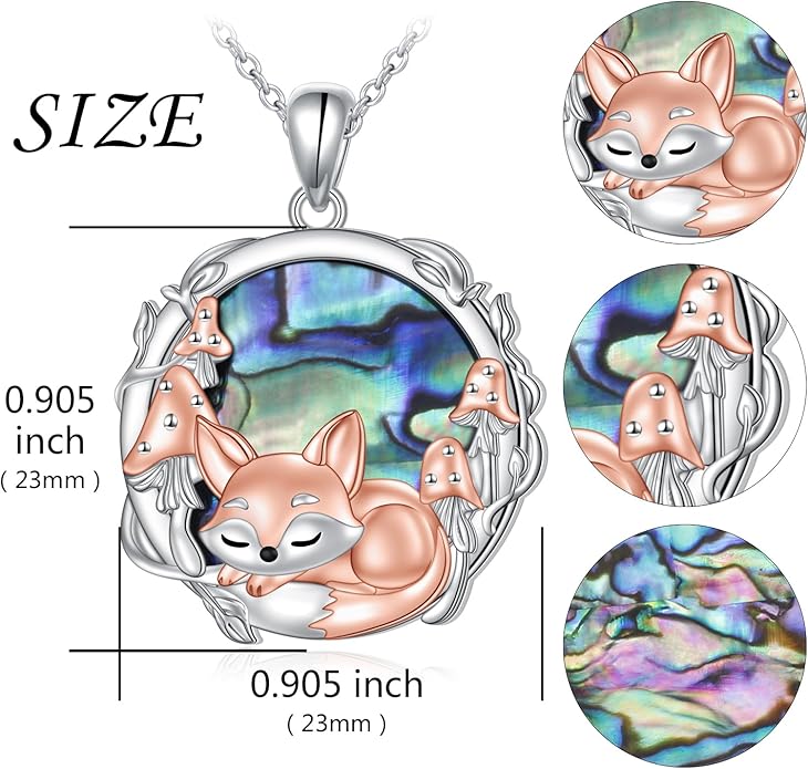 FLYOW 925 Sterling Silver Cute Animal Jewelry Hummingbird/Butterfly/Wolf/Corgi/Cat/Snake/Spider/Bat/Penguin/Bear/Opossum/Frog/Guinea Pig for Women Mother Friend Animal Lovers