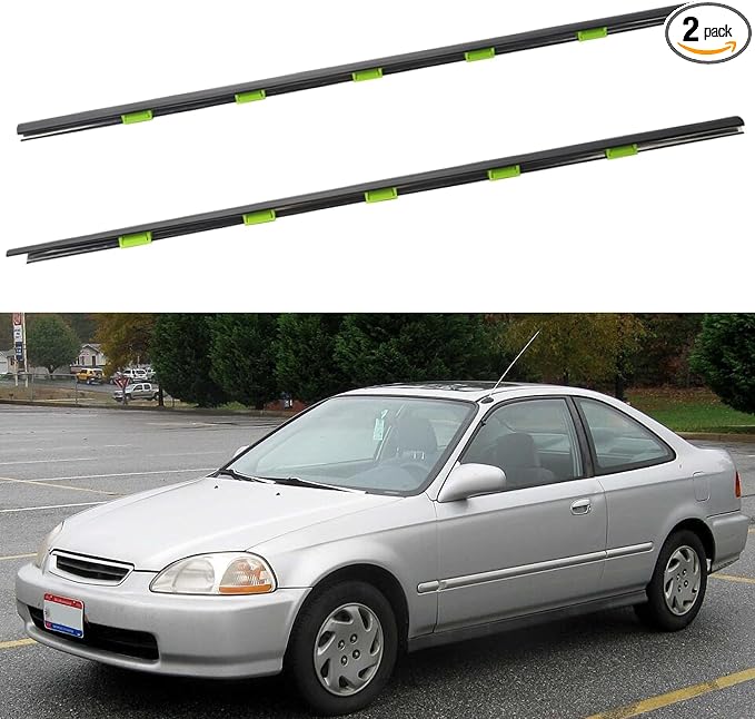 Window Weather Molding Trim, Driver Passenger Side, Glass Seal Strip | Door by Dtomi