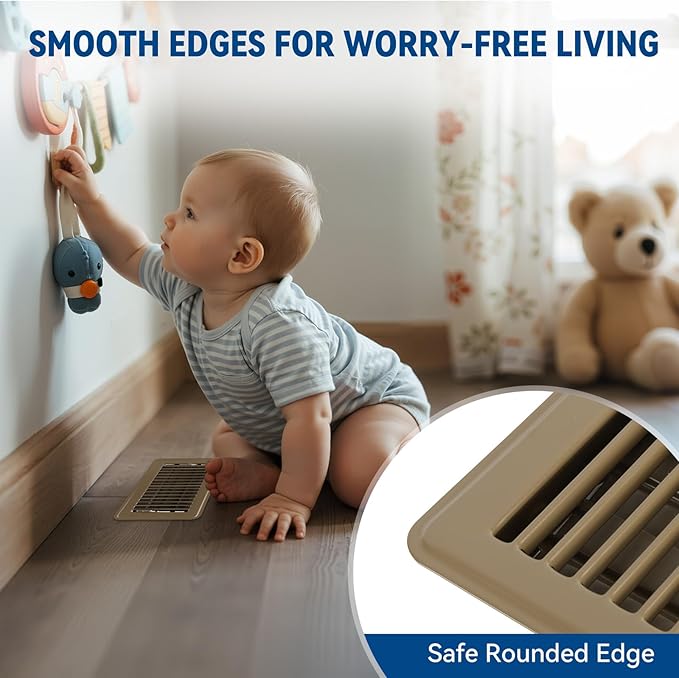 4" x 8" Floor Register Vent Covers 2-Pack - Image 4