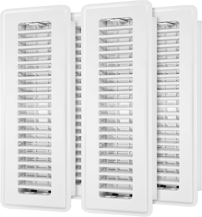 Floor Register 2x12-4 Pack Vent Covers by HQZHQZ