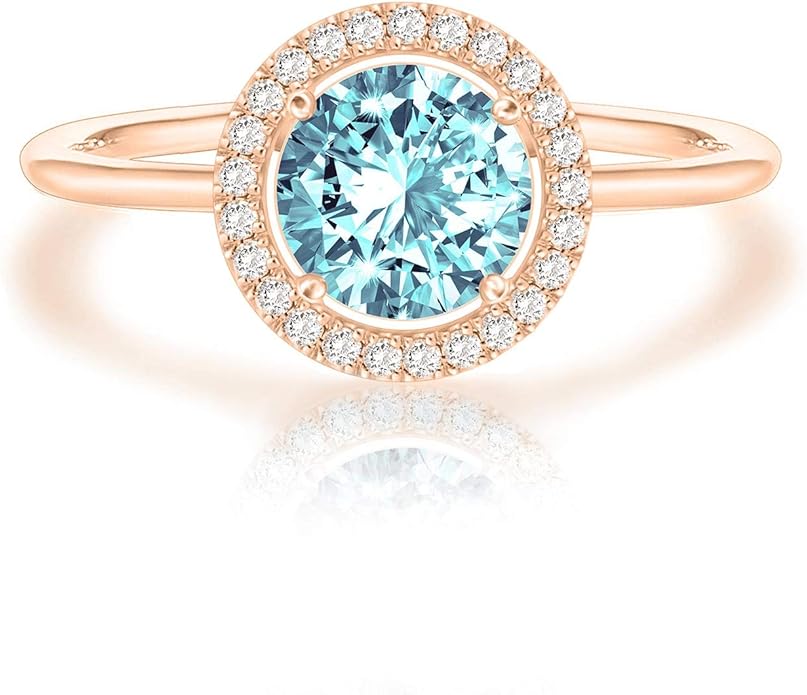 PAVOI 14K Gold Plated Crystal Birthstone Rings | Rings For Women
