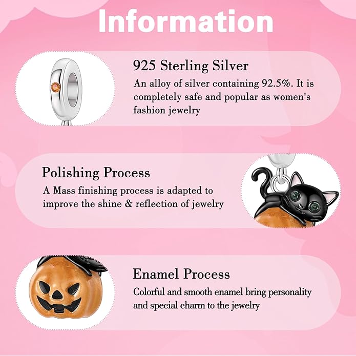 925 Sterling Silver Charms for Bracelets and Necklaces Charms for Women Fashion Jewelry for Women Friend and Mother