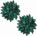 PATIKIL Flower Brooch Pin for Women, Rhinestone Rose Flower Brooch Dainty Fabric Floral Boutonnieres for Women