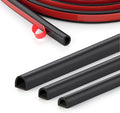 Ravinte Weather Stripping Door Seal Strip, 23 FT D-Shaped Silicone, 3/8 x 1/4 in by Ravinte