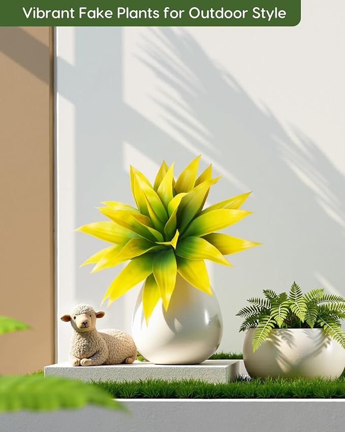 Velener Artificial Agave Plant Set, 28 Inch, Faux Aesthetic Plants - Image 7