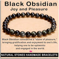 AD Beads Handmade Gemstone Stretch Elastic Bracelet Crystal Healing Reiki Nature's Beauty and Spiritual Essence Unisex