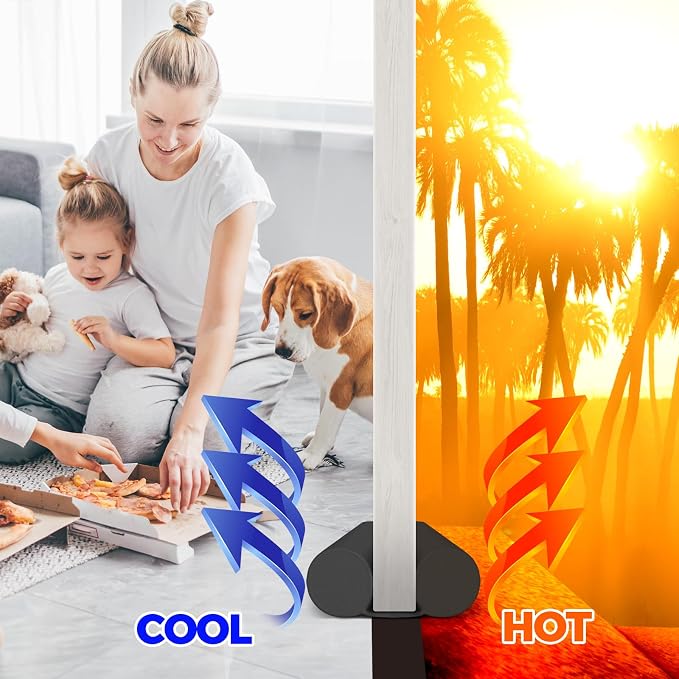 Holikme Under Door Draft Stopper Door Seal Gap Filler Weather Stripping | 36 - Image 3